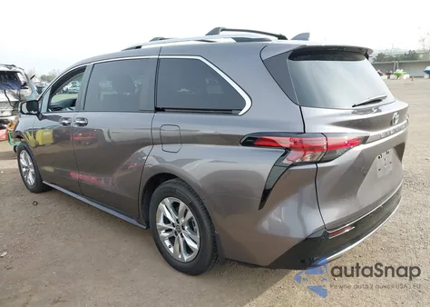 2022 Toyota Sienna Limited z USA, uszkodzony, nr VIN 5TDZRKEC7NS087797